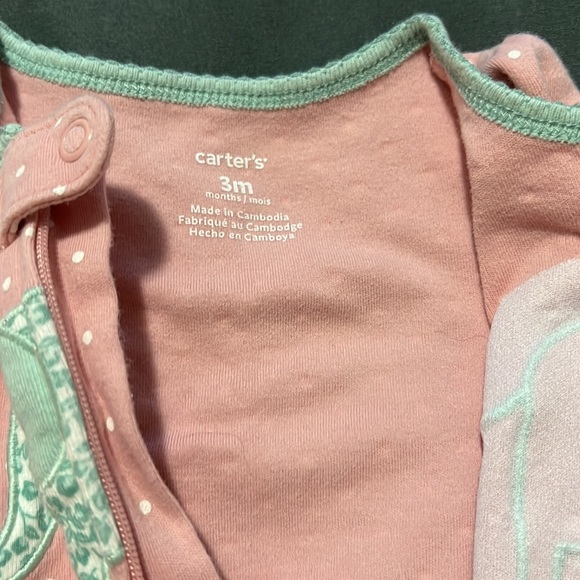 Carters onesie pajama 3M - Picture 4 of 4